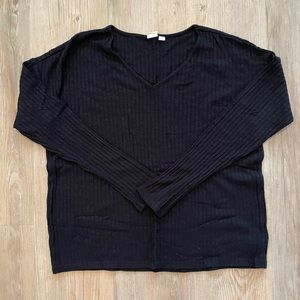 Gap ribbed v-neck sweater